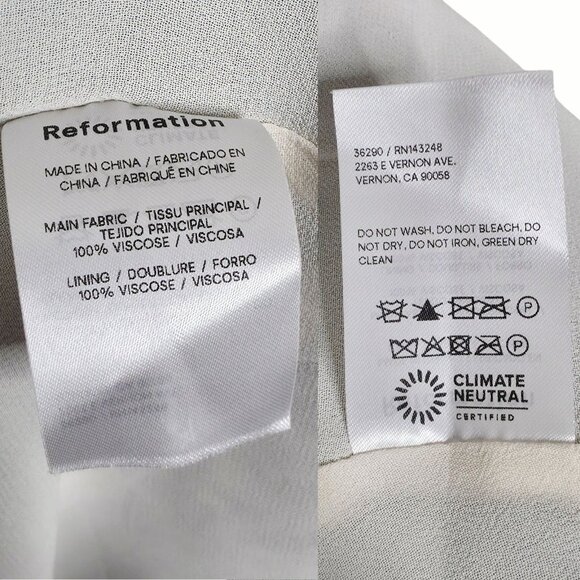 Reformation Juliette Decoupage Mixed Media Print Black Midi Dress‎ Size 12 - Picture 9 of 11